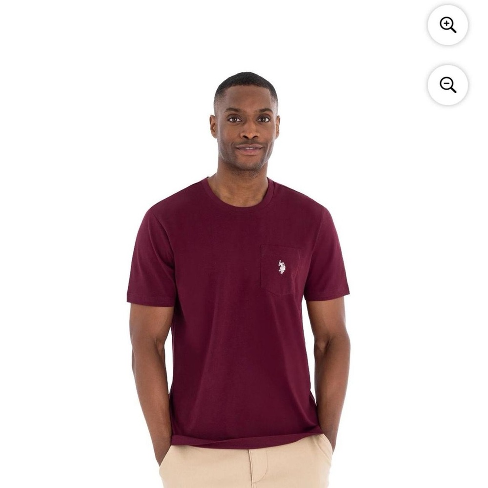 U.S. Polo Assn. Maroon Short Sleeve Tee size XL